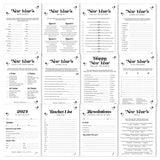 Minimalist Groovy New Year's Party Games Bundle Printable by LittleSizzle