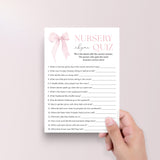 Girl Baby Shower Nursery Rhyme Quiz Answers Included