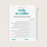Nurse Party Games Printable