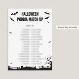 Black and White Halloween Party Quiz Printable