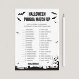 Black and White Halloween Party Quiz Printable by LittleSizzle