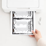 Halloween Phobia Match-Up Game Printable