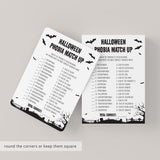 Black and White Halloween Party Quiz Printable