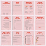 Pink and Red Bridal Shower Game Bundle Printable by LittleSizzle