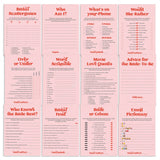 Pink and Red Bridal Shower Game Bundle Printable by LittleSizzle