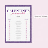 12 Printable Galentine Games