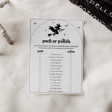 Bewitched Bachelorette Party Game Printable Porn or Polish
