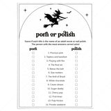 Bewitched Bachelorette Party Game Printable Porn or Polish by LittleSizzle