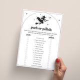 Bewitched Bachelorette Party Game Printable Porn or Polish