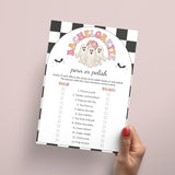 Let's Go Ghouls Bach Party Game Porn or Polish Instant Download