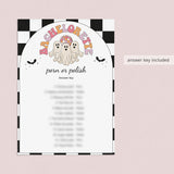 Let's Go Ghouls Bach Party Game Porn or Polish Instant Download