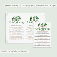 St Patrick's Day Party Game Bundle Printable