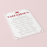 12 Fun Valentine Games Printable