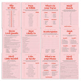 Pink and Red Galentines Day Games Printable by LittleSizzle