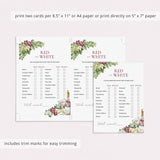 Printable Wine Party Trivia Quiz Games + Bonus Wine Talk