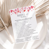 Valentine's Riddles for Kids Printable Answers Included