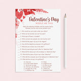 Valentines Riddles with Answers Printable by LittleSizzle