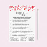 Valentine's Riddles for Kids Printable Answers Included by LittleSizzle