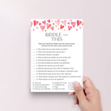 Valentine's Riddles for Kids Printable Answers Included