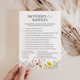 Mother's Day Riddles with Answers Printable