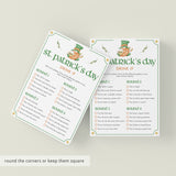 Printable St Patricks Day Game Bundle for Adults