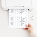 Silver New Year Game Scattergories Printable
