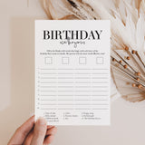 Baby Boy First Birthday Party Game Scattergories Printable