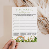 Printable St Patricks Day Party Game Scattergories