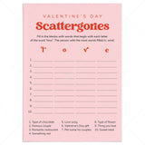 Scattergories Valentine's Day Game Printable by LittleSizzle