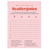 Bachelorette Scattergories Printable Game for Adults by LittleSizzle