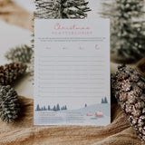 Printable Holiday Game Scattergories