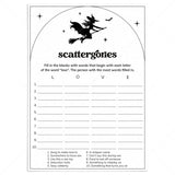 Dirty Scattergories Bach Party Game Witches Theme by LittleSizzle