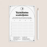 Dirty Scattergories Game for Bachelorette Party | Boho Witchy by LittleSizzle
