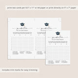 Graduation Day Game Printable Scattergories