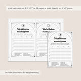 To The Moon and Bach Party Games and Activities Printable