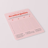 Scattergories Valentine's Day Game Printable