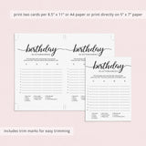 Printable Birthday Scattergories Game for Women