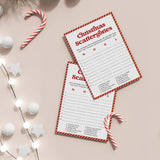 Christmas Scattergories Game Printable PDF