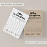 Scattergories Game for Work Party | Printable