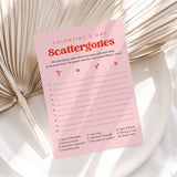 Scattergories Valentine's Day Game Printable