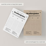 Minimalist New Year's Party Games Bundle Printable