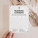 Dirty Scattergories Game for Bachelorette Party | Boho Witchy