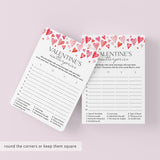 Valentine's Day Scattergories Office Game Printable