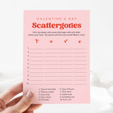 Pink and Red Galentines Day Games Printable