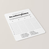 Graduation Scattergories Categories Printable Game