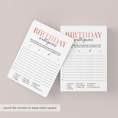 Born In 1944 80th Birthday Party Games Bundle For Women