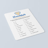 Chanukah Scavenger Hunt Printable