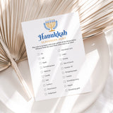 Chanukah Scavenger Hunt Printable