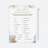 Printable Hanukkah Scavenger Hunt for All Ages