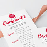 Scavenger Hunt Game Printable Bachelorette Party Activity